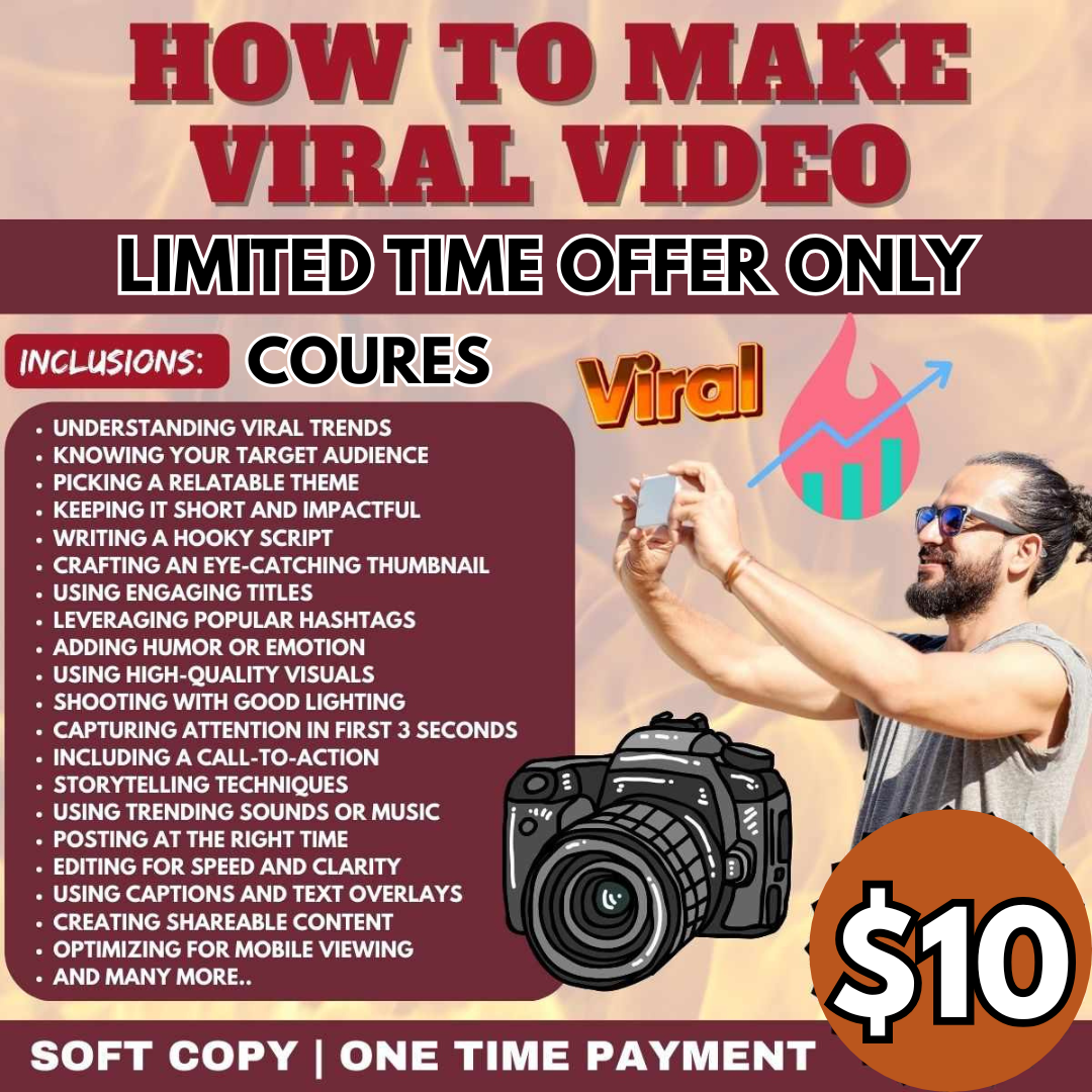 HOW TO MAKE VIRAL VIDEO COURES