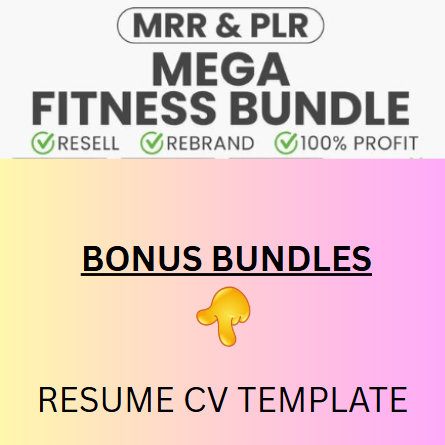 Mega Fitness Bundle With MRR and PLR Ready To Resell