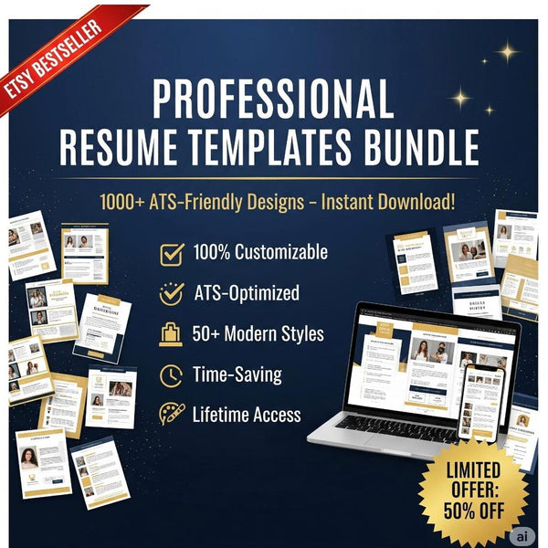 1000 Resume Professional Templates Bundles