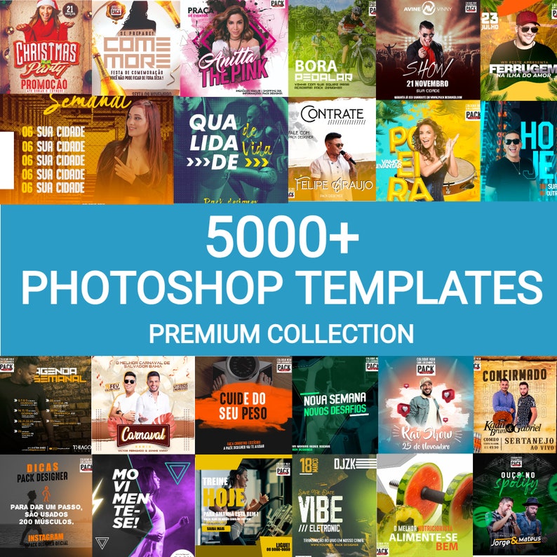 Photoshop template Bundles