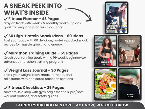 Mega Fitness Bundle With MRR and PLR Ready To Resell