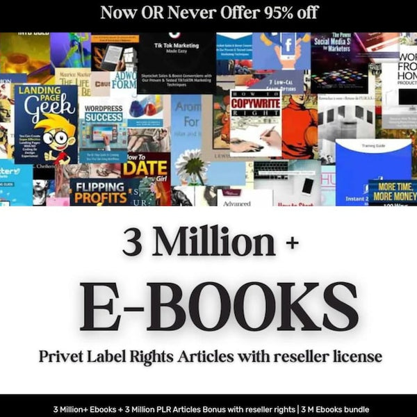 3 Million E-books Bundles