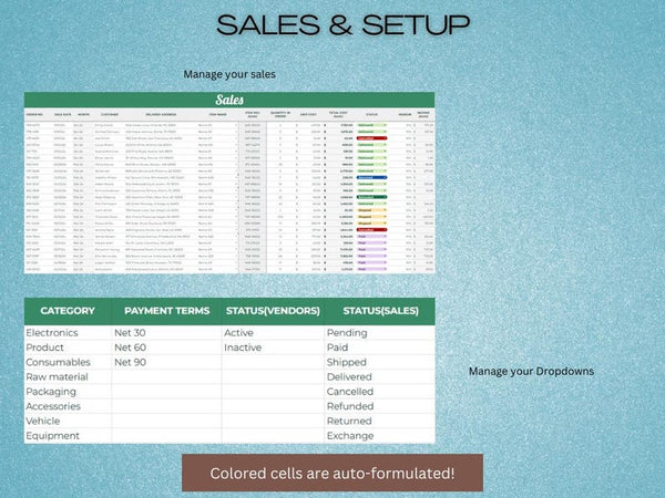 Sales Inventory Templates