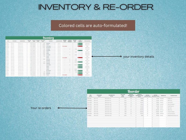 Sales Inventory Templates