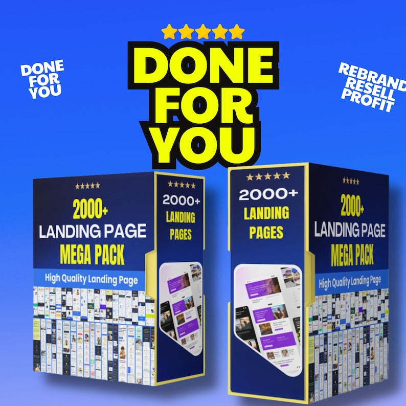 2000+ High-Converting Landing Page Templates