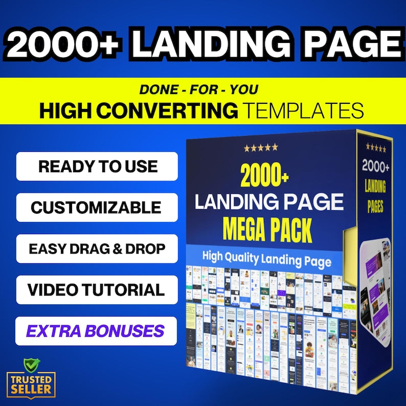 2000+ High-Converting Landing Page Templates
