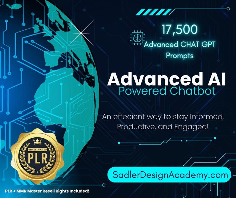 17,500+ Advanced ChatGPT Prompts with MRR + PLR Resell Rights
