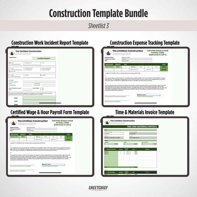 Construction Bundles